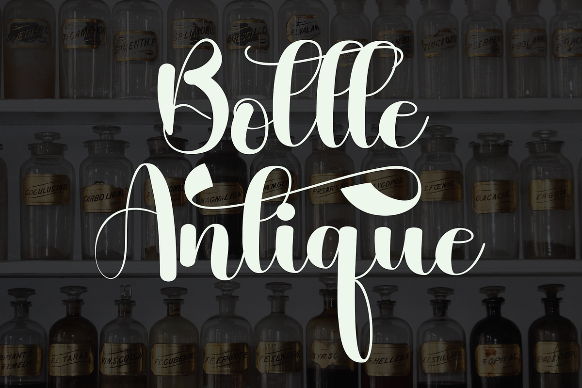 Vintage Label, a Handwritten Font by InermediaSTUDIO (Photo 3 of 8)