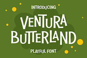 Joyful Font - Ventura Butterland, a Font by Novitype (Thumbnail 1 of 14)