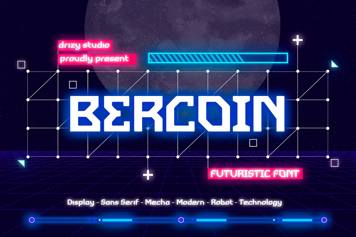 Bercoin, a Font by Drizy (Photo 1 of 10)