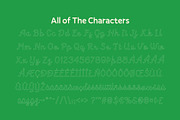 CS Rafles Dashed, a Script Font by Craft Supply Co. (Thumbnail 8 of 8)