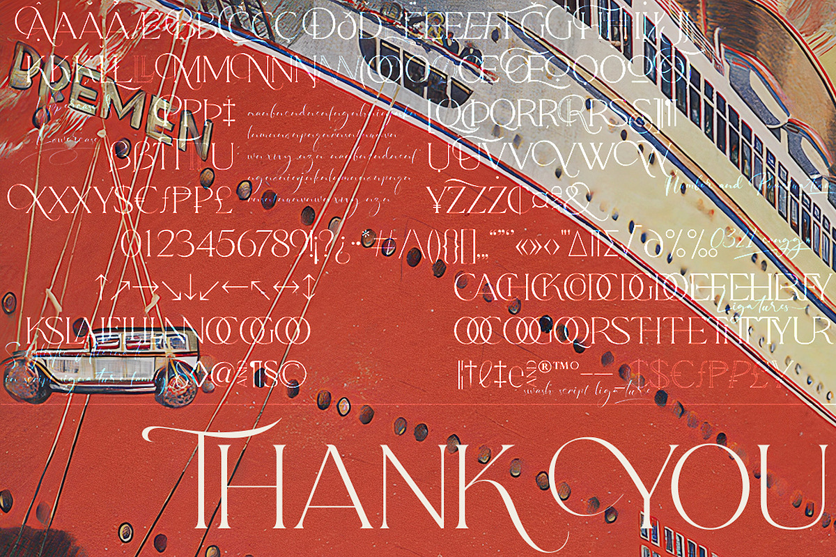 Qene-G - Duo Serif & Signature, a Serif Font by Balibilly Design (Photo 15 of 15)