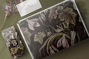 Snowdrop Nocturne Botanical Pattern, a Pattern Graphic by MouseGrey (Thumbnail 4 of 9)