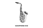 Saxophone Sketch SVG, a Graphic by PinkHouseCollection (Thumbnail 1 of 3)