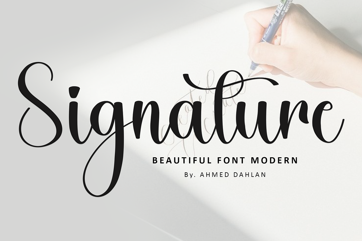 Deary, a Handwritten Font by FreshTypeINK (Photo 5 of 8)