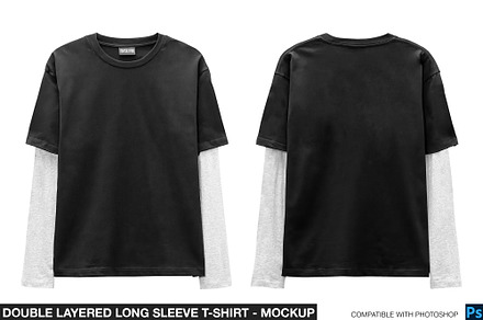 Double Layered Long Sleeve T-Shirt