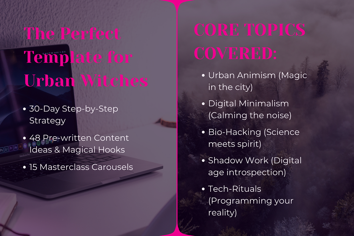 Modern Witch Instagram Templates, a Social Media Template by Mochi Atelier (Photo 5 of 11)