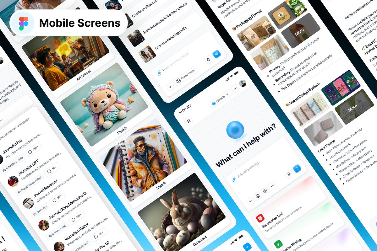 AI-Chatting Dashboard UI Kit Design, an UI Kit Template by Lumina_ui_ux202 (Photo 5 of 6)