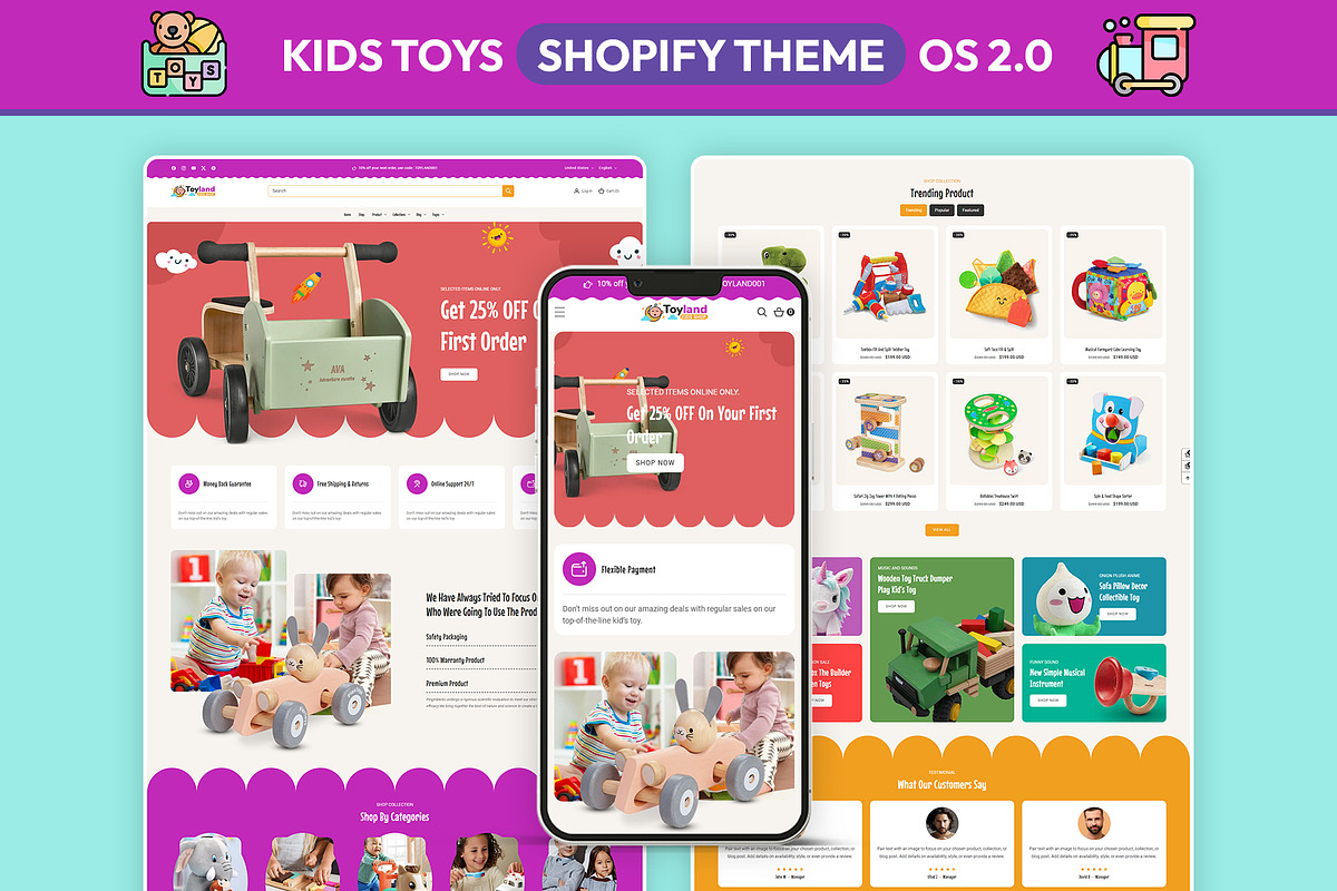 Kids Toy Store Shopify Theme, a Shopify Template by LogicGo Shopify Experts (Photo 1 of 8)