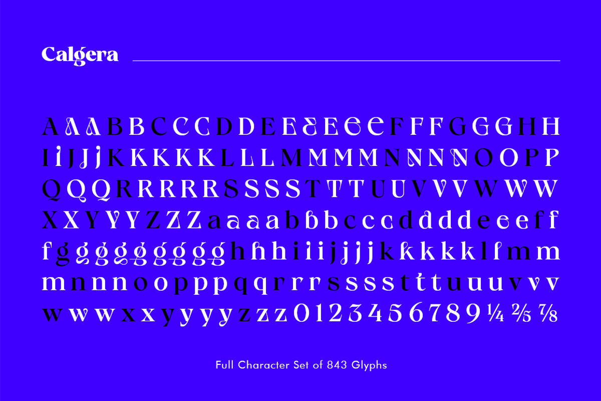 Calgera, a Serif Font by TRF Fonts (Photo 7 of 16)