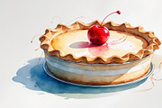 Handmade Cake & Pie Vectors, an Illustration by hafijul (Thumbnail 4 of 12)