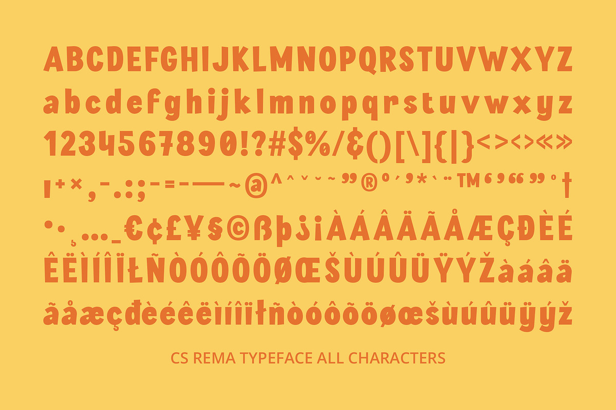 CS Rema – Fun Font, a Sans Serif Font by Craft Supply Co. (Photo 8 of 8)