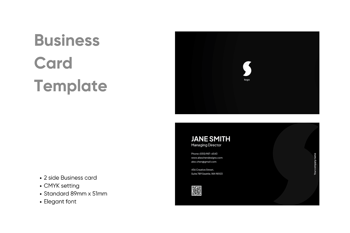 Modern Business Card, a Design Template by HuynhNhidesign (Photo 2 of 4)
