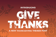 Give Thanks Silhouette Font, a Font by Salt & Pepper Designs (Thumbnail 1 of 5)