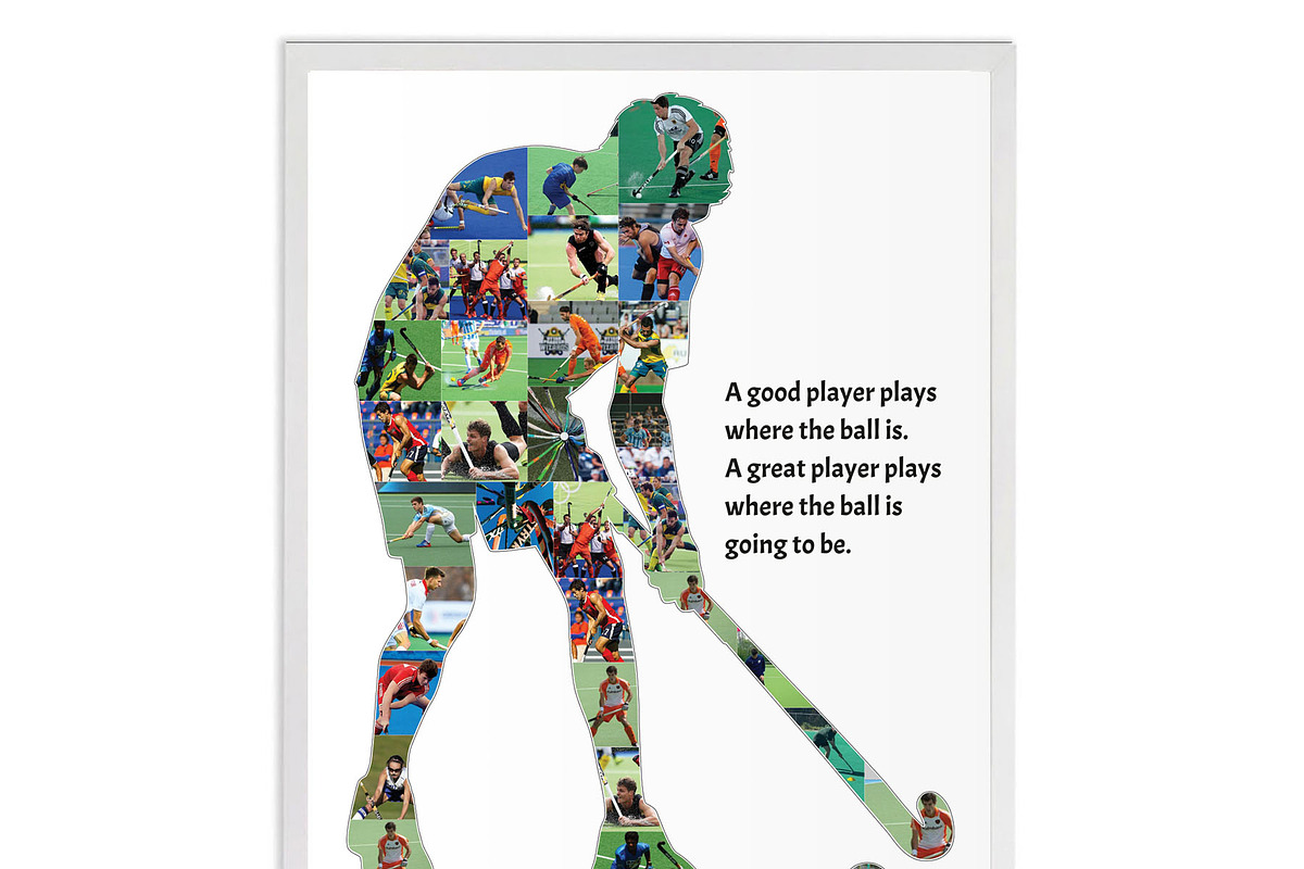 Field Hockey man photo collage, a Templates & Theme by AIW SOLUTIONS (Photo 4 of 4)