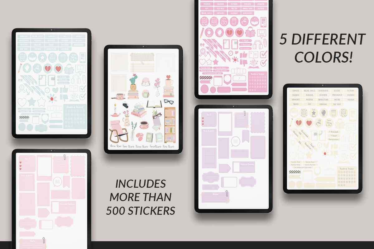 Digital Reading Journal for GoodNote, a Design Template by Planner Maison (Photo 2 of 5)