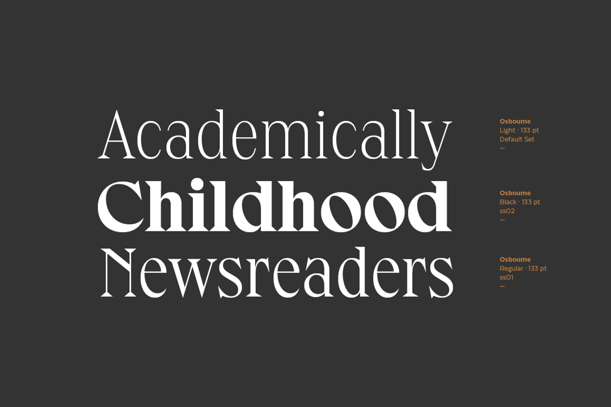 Osbourne, a Serif Font by Latinotype (Photo 14 of 15)