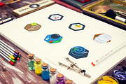 Pixie Badges (21 Illustrations), an Illustration by VishnuSathyan (Thumbnail 2 of 7)