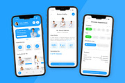 Mediva - Online Doctor App UI, an App Template by trabaskriya (Thumbnail 3 of 5)