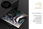 The Dark of Winter Illustration Set, an Animal Illustration by The Dutch Lady Designs (Thumbnail 2 of 7)