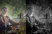 14 Black and White Lightroom Presets, a Preset Add-On by RamsaGraphi (Thumbnail 4 of 9)