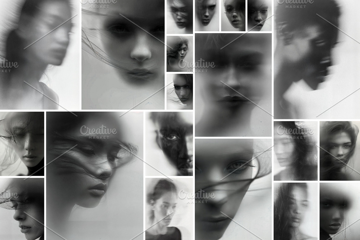 89 Blurred Faces, a Person Photo by Handmadefont (Photo 4 of 12)