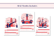 2024 USA Iconic Calendar, an Object Graphic by Artiverge (Thumbnail 3 of 5)