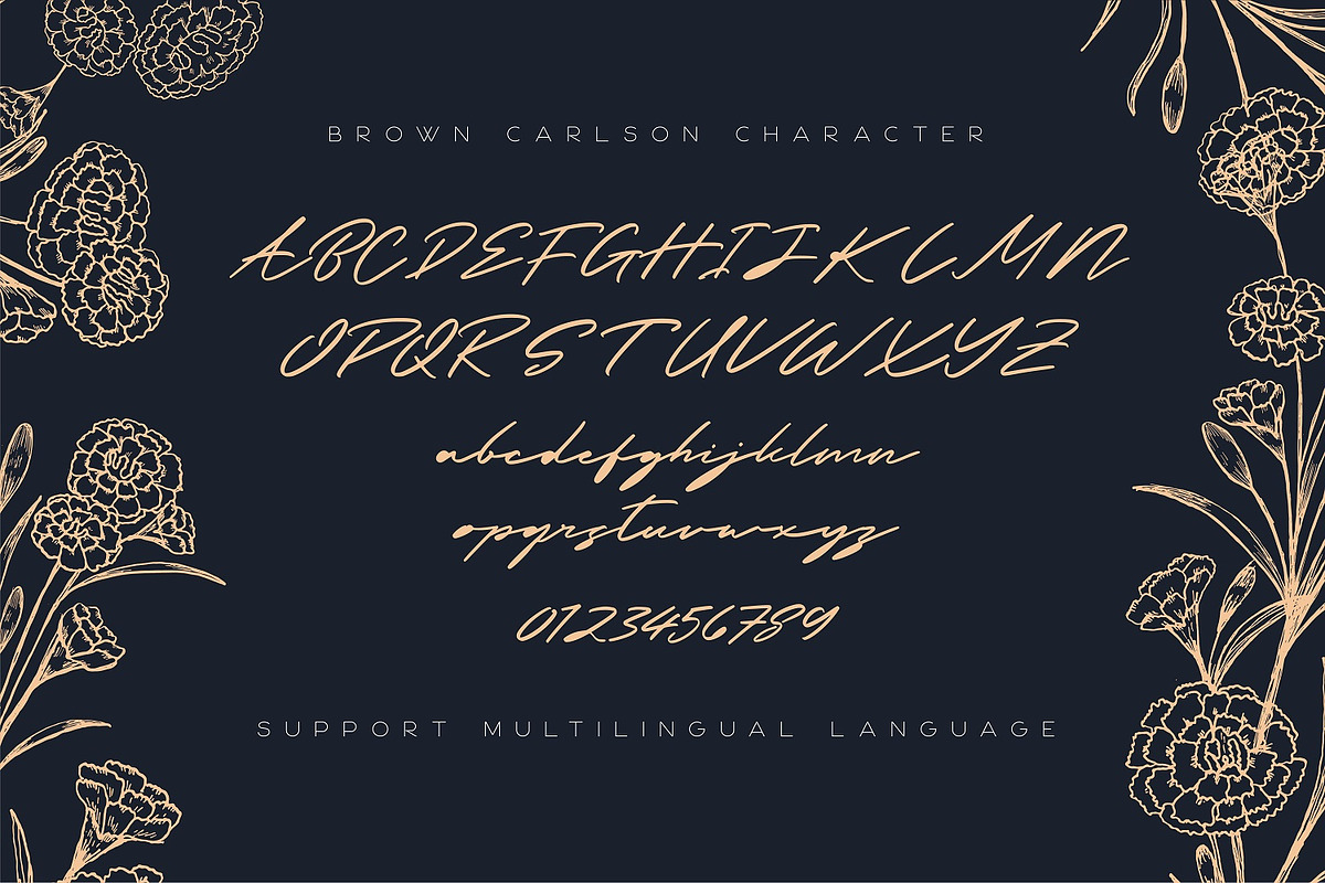 Brown Carlson - The Luxury Signature, a Script Font by Graphicfresh (Photo 7 of 8)