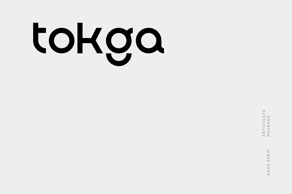 Tokga font, a Sans Serif Font by baqoos (Photo 1 of 7)