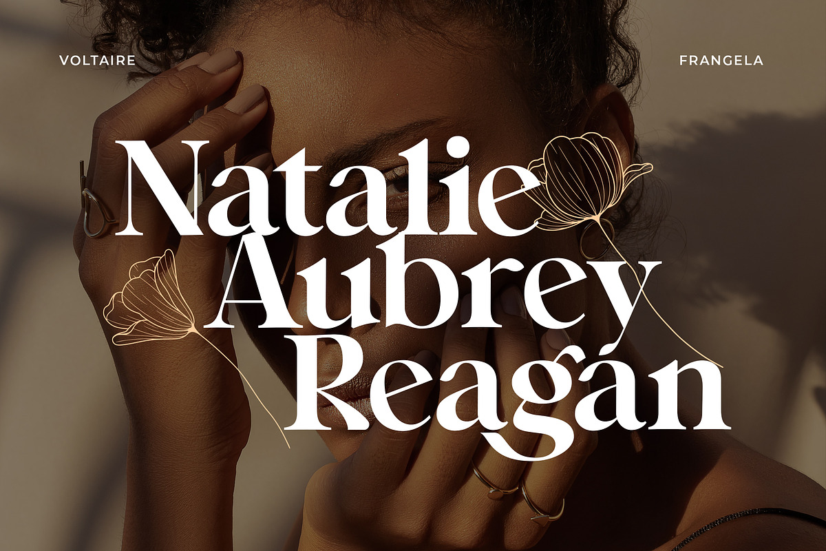 Voltaire Frangela Serif Font, a Serif Font by UICreative (Photo 4 of 6)