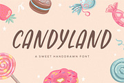 Candyland Font, a Handwritten Font by Balpirick Studio (Thumbnail 1 of 6)