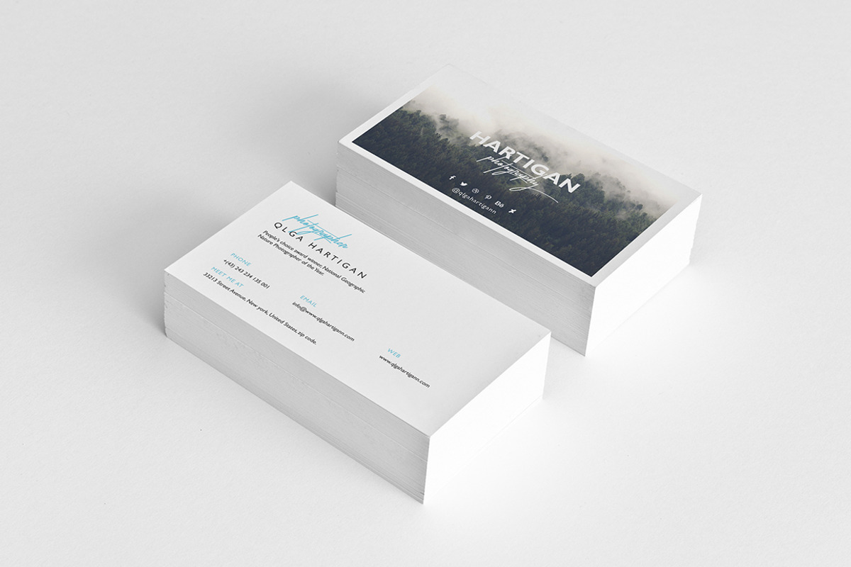 Photography Business Card Bundle, a Business Card Template by GraphicsEgg (Photo 17 of 20)