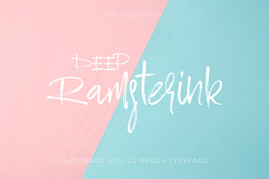 Ramsterink Script  Brush Font