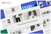 Portfolio PowerPoint Presentation, a Presentation Template by Premast (Thumbnail 1 of 4)