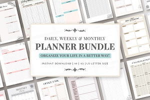 Monthly And Weekly Printable Bundle