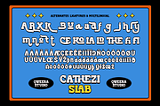 Cathezi - Retro Slab Serif, a Serif Font by Qweera Studio (Thumbnail 9 of 10)