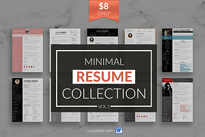 Minimal Resume Collection Vol.1