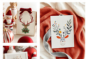 Merry & Bright Christmas Card Mockup, a Product Mockup by NikiArts (Thumbnail 16 of 17)