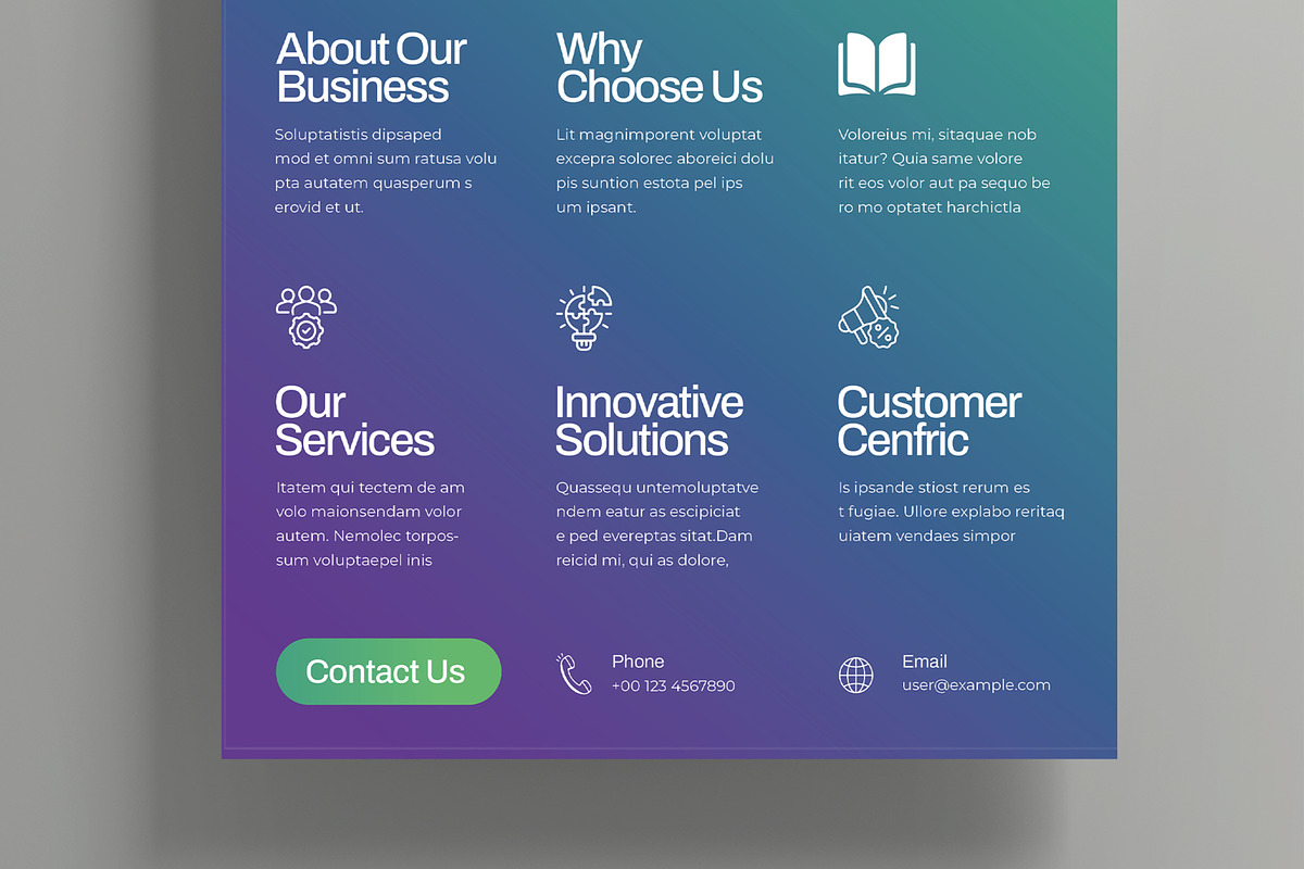 Business Flyer Template, a Flyer Template by MightyDesign (Photo 3 of 8)