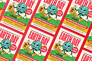 Retro Earth Day Flyer, a Flyer Template by Aiyari Graphic (Thumbnail 2 of 3)