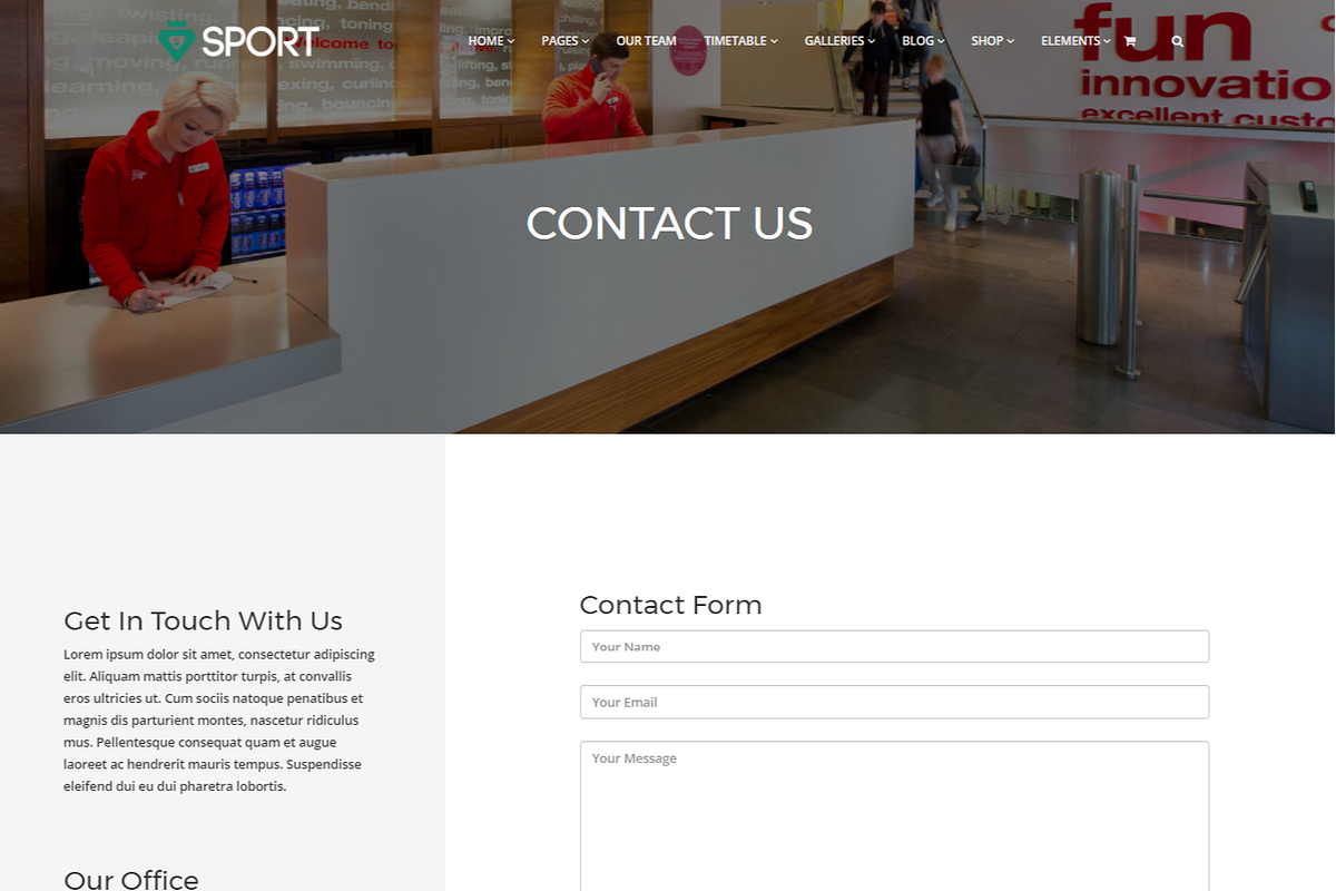 Sport Team & Athlete WordPress Theme, a WordPress Template by Visualmodo (Photo 9 of 21)