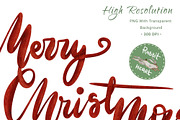 Hand Drawn Merry Christmas Lettering, an Illustration by Rabbit Heart (Thumbnail 5 of 9)