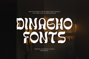 Dinagho Display Font