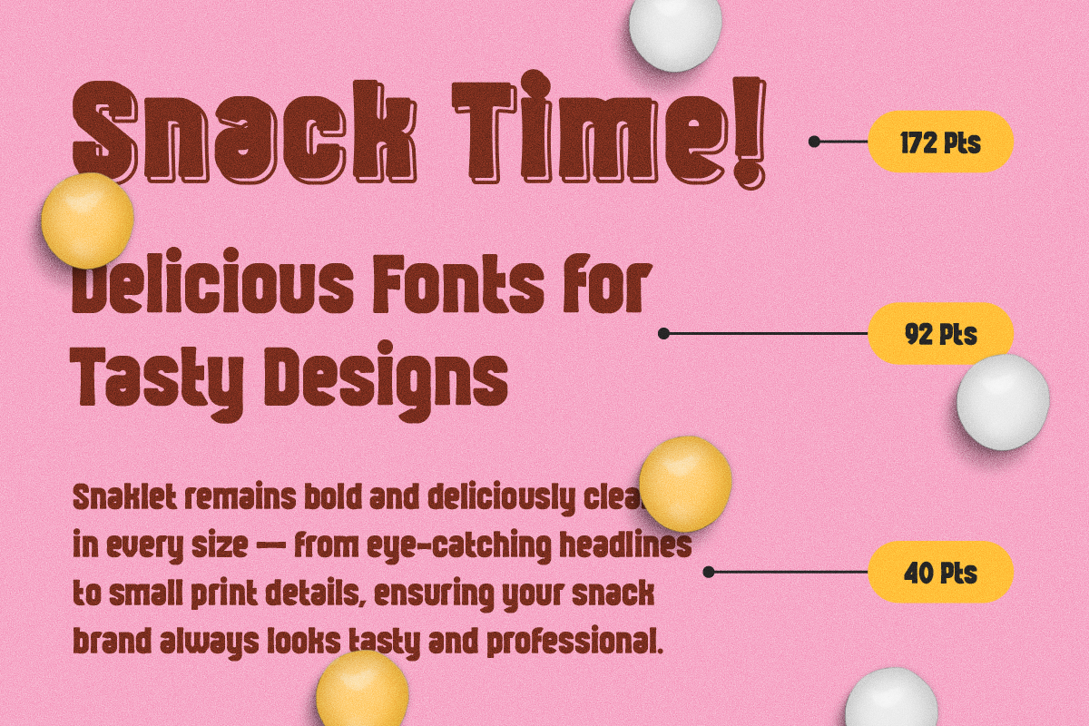 Snaklet - A Bold Display Font, a Sans Serif Font by Brand_Hero (Photo 4 of 10)