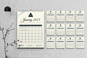 Wall Calendar 2025, a Stationery Template by MightyDesign (Thumbnail 1 of 7)