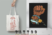 Crime old school tatttoo, a Background Graphic by intueri (Thumbnail 7 of 7)