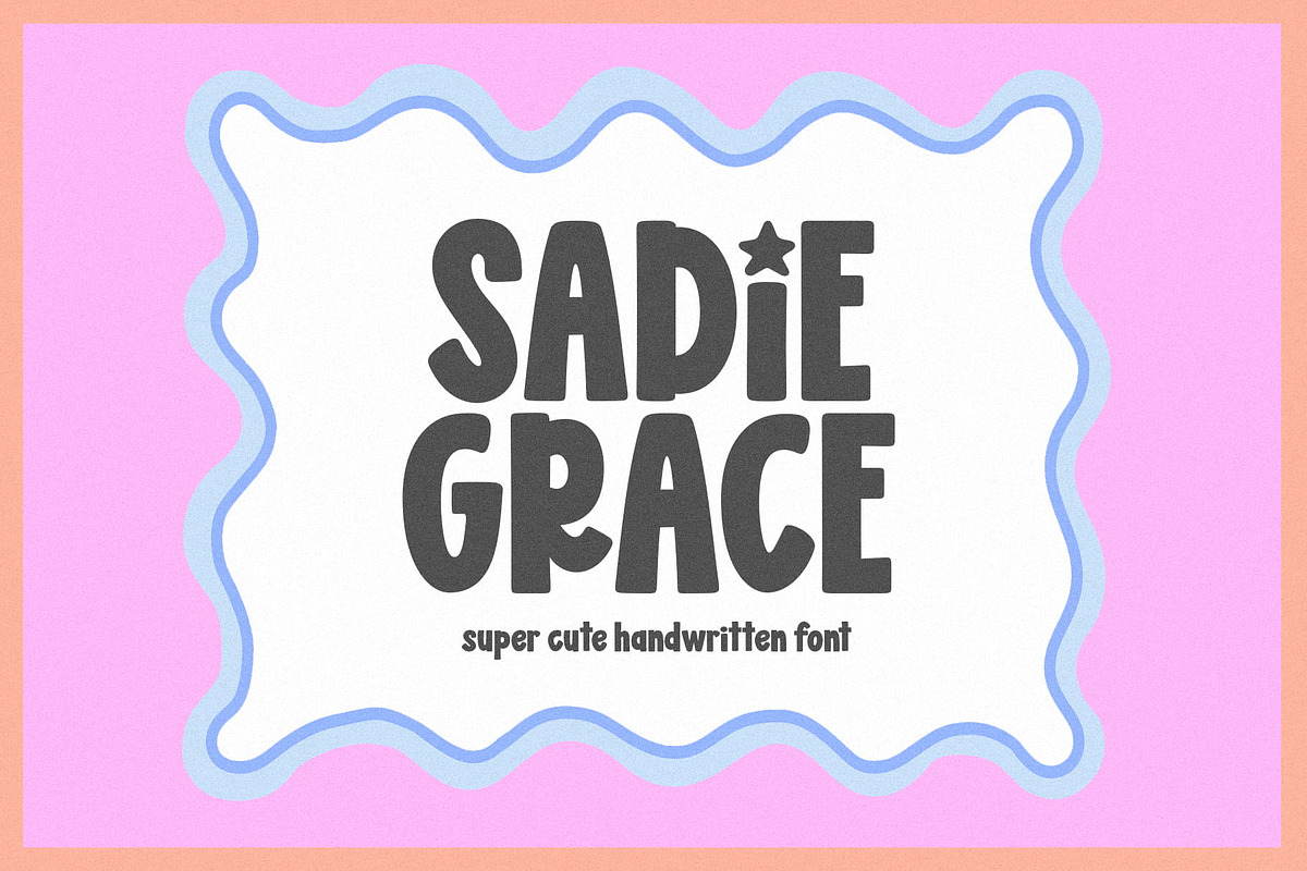 Sadie Grace | Cute Preppy Font, a Handwritten Font by KA Designs (Photo 1 of 18)