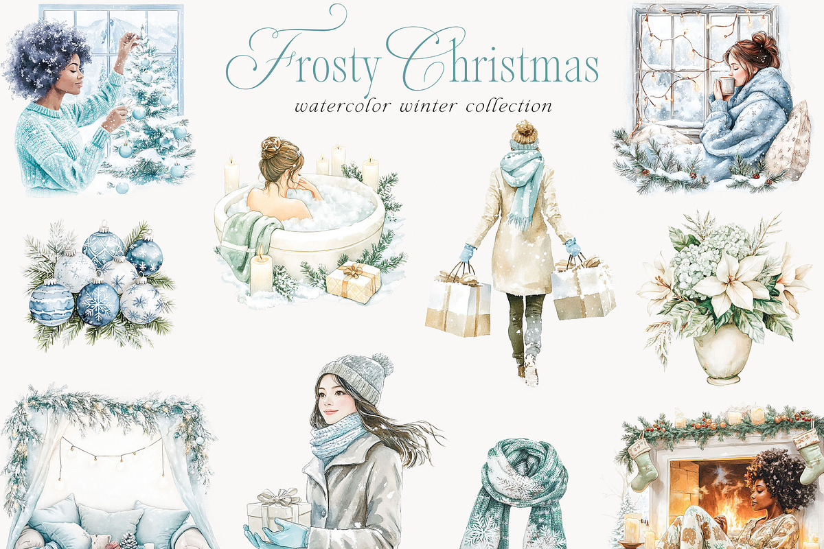 New! Winter Christmas Edition, a Seasonal Illustration by Isabelle Salem (Photo 75 of 227)