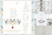 Winter Deer Borders, wedding png, a Decorative Illustration by WonderWonder (Thumbnail 3 of 18)
