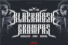 Blackmosk Growpas - Blackletter Font