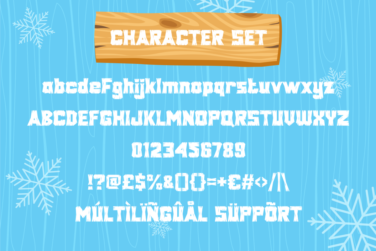 Timberland Sparkle - Wood Font, a Font by PutraCetol Studio (Photo 5 of 5)
